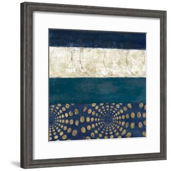 Juxtapose IV Metallic-Cheryl Warrick-Framed Art Print