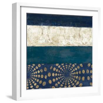 Juxtapose IV Metallic-Cheryl Warrick-Framed Art Print