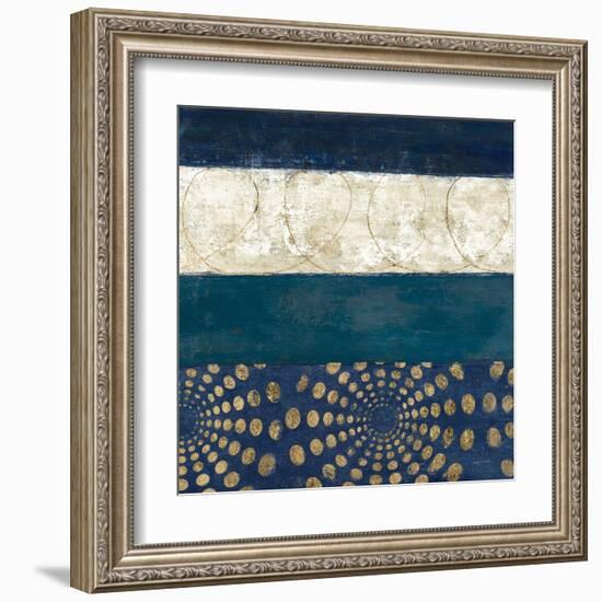 Juxtapose IV Metallic-Cheryl Warrick-Framed Art Print