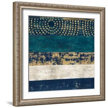 Juxtapose V Metallic-Cheryl Warrick-Framed Art Print