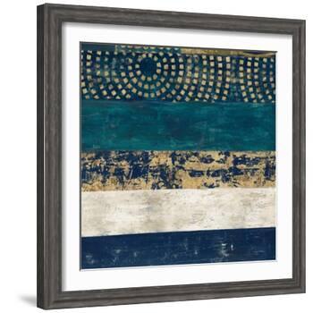 Juxtapose V Metallic-Cheryl Warrick-Framed Art Print