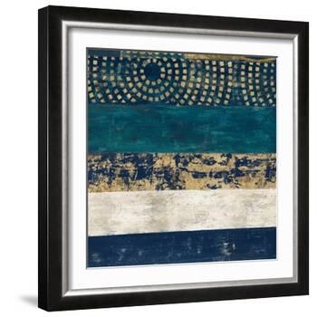 Juxtapose V Metallic-Cheryl Warrick-Framed Art Print