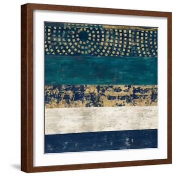 Juxtapose V Metallic-Cheryl Warrick-Framed Art Print