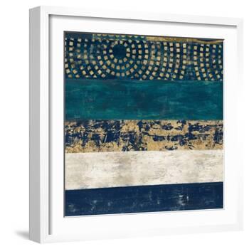 Juxtapose V Metallic-Cheryl Warrick-Framed Art Print