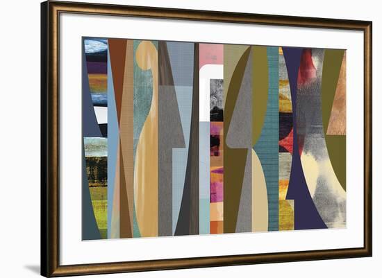 Juxtaposition 3-Osbourn-Framed Giclee Print