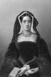 Catherine of Aragon (1485-153), the First Wife of King Henry VIII, 1851-JW Knight-Giclee Print