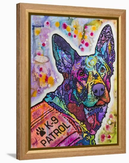 K-9 Patrol Large-003-Dean Russo-Framed Premier Image Canvas