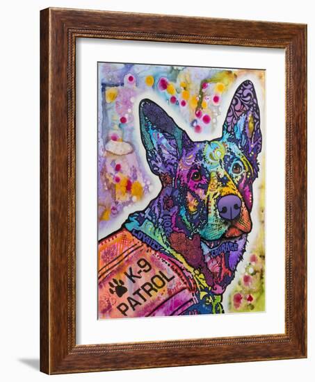 K-9 Patrol Large-003-Dean Russo-Framed Giclee Print