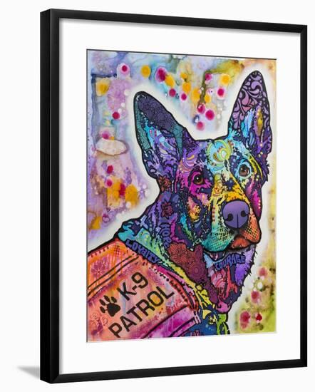 K-9 Patrol Large-003-Dean Russo-Framed Giclee Print