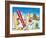 K-9 Surf Club-Scott Westmoreland-Framed Art Print