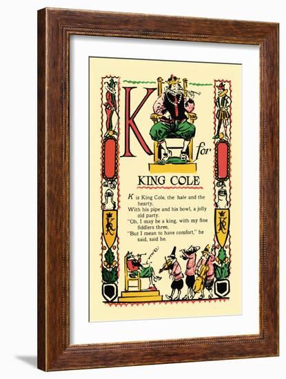 K for King Cole-Tony Sarge-Framed Art Print