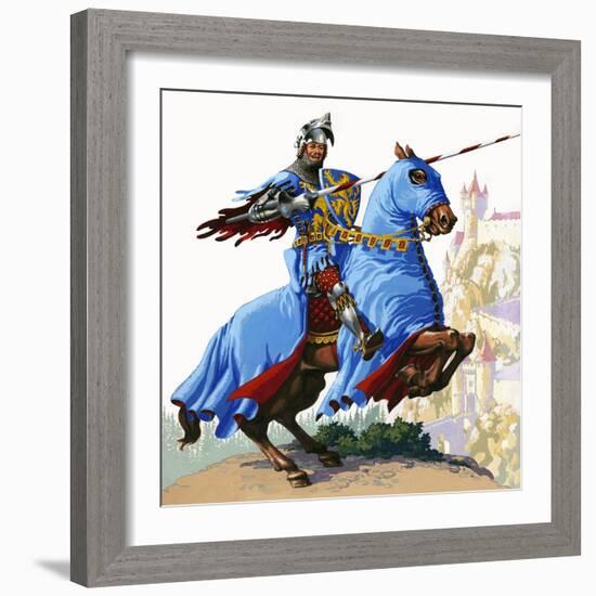 K' for Knight-Pat Nicolle-Framed Giclee Print