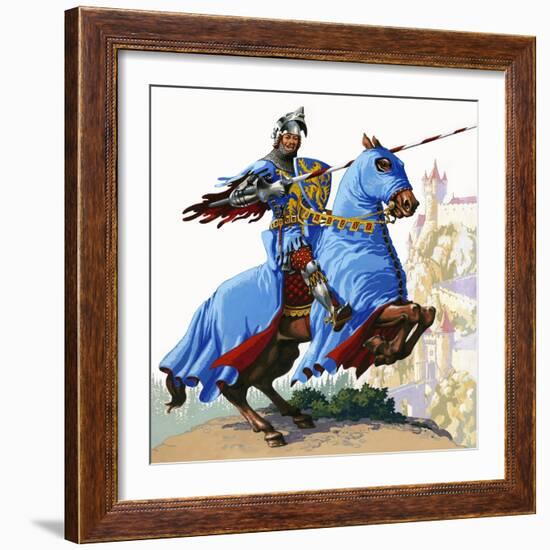 K' for Knight-Pat Nicolle-Framed Giclee Print