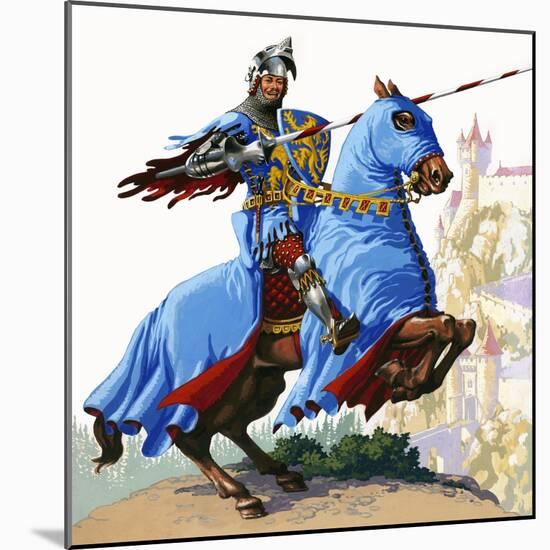 K' for Knight-Pat Nicolle-Mounted Giclee Print