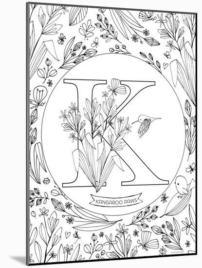 K is for Kangaroo Paws-Heather Rosas-Mounted Art Print