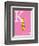 K is for Kangaroo (pink)-Theodor (Dr. Seuss) Geisel-Framed Art Print