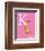 K is for Kangaroo (pink)-Theodor (Dr. Seuss) Geisel-Framed Art Print