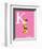 K is for Kangaroo (pink)-Theodor (Dr. Seuss) Geisel-Framed Art Print