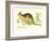 K is for Kangaroo-null-Framed Art Print