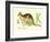 K is for Kangaroo-null-Framed Art Print