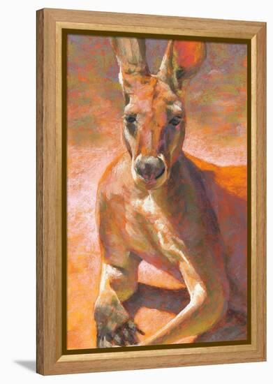 K is for Kangaroo-Rita Kirkman-Framed Stretched Canvas