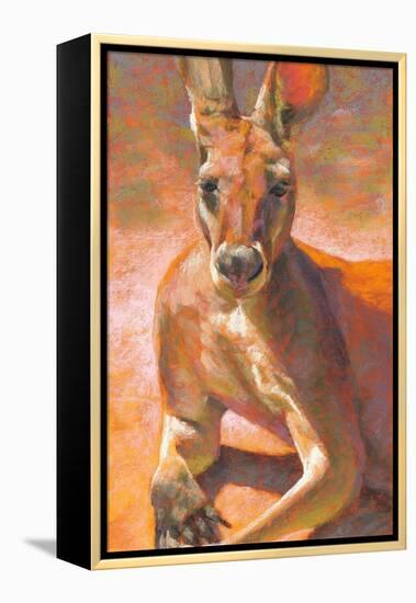 K is for Kangaroo-Rita Kirkman-Framed Stretched Canvas