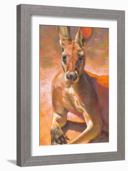 K is for Kangaroo-Rita Kirkman-Framed Art Print