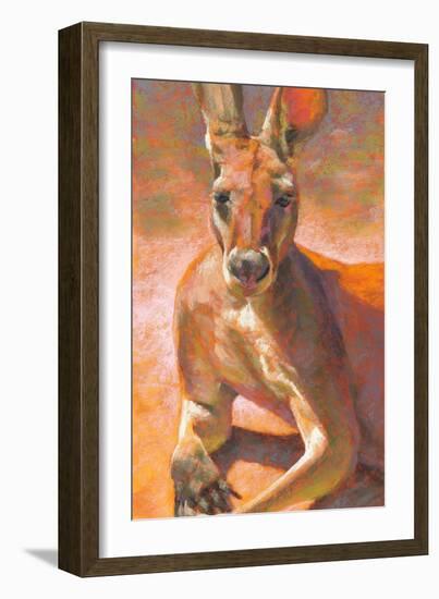 K is for Kangaroo-Rita Kirkman-Framed Art Print