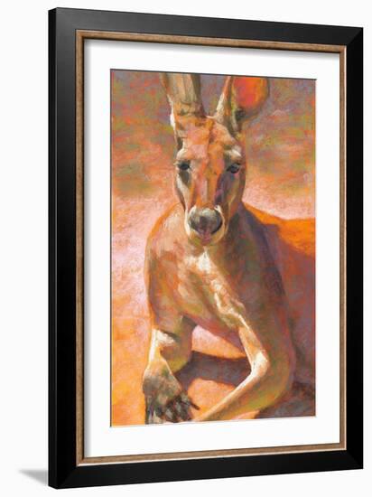 K is for Kangaroo-Rita Kirkman-Framed Art Print