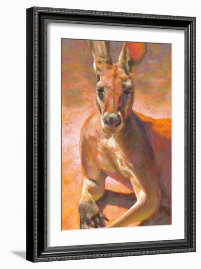 K is for Kangaroo-Rita Kirkman-Framed Art Print