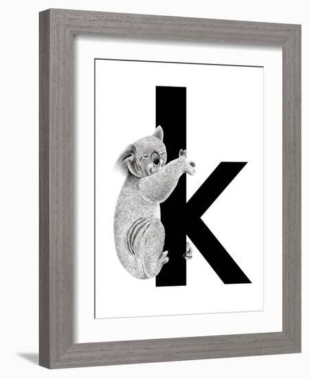 K is for Koala-Stacy Hsu-Framed Premium Giclee Print