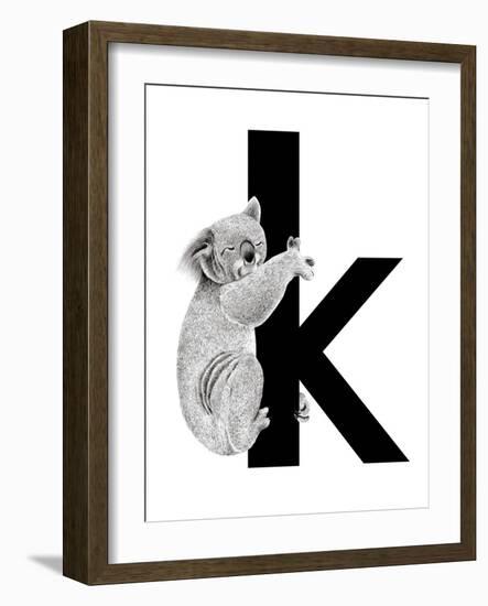 K is for Koala-Stacy Hsu-Framed Premium Giclee Print