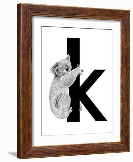 K is for Koala-Stacy Hsu-Framed Premium Giclee Print