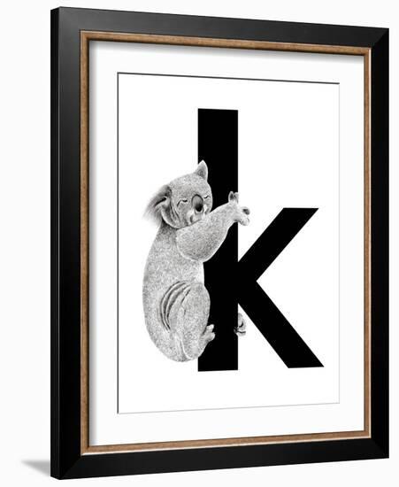 K is for Koala-Stacy Hsu-Framed Premium Giclee Print