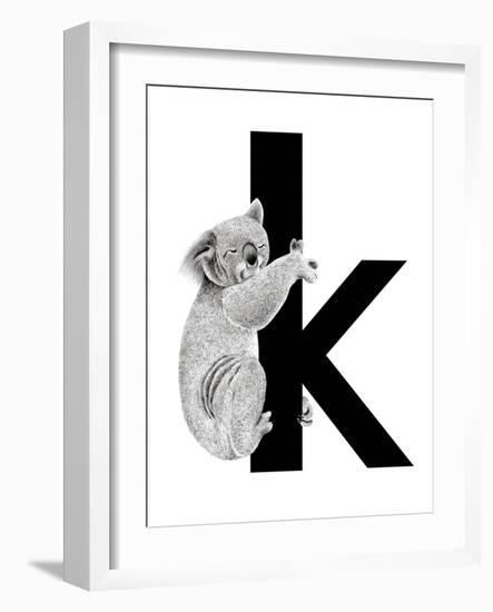 K is for Koala-Stacy Hsu-Framed Premium Giclee Print