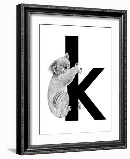 K is for Koala-Stacy Hsu-Framed Premium Giclee Print