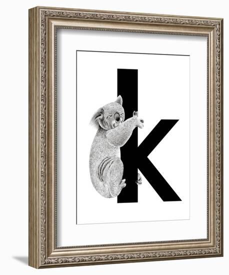 K is for Koala-Stacy Hsu-Framed Art Print