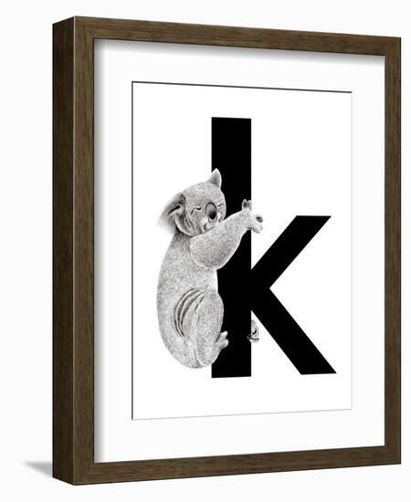 K is for Koala-Stacy Hsu-Framed Art Print