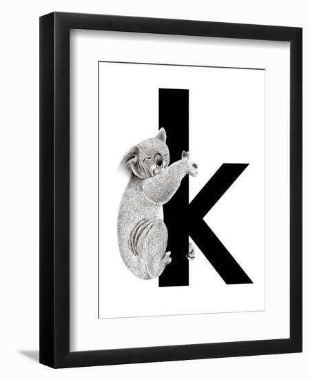 K is for Koala-Stacy Hsu-Framed Art Print