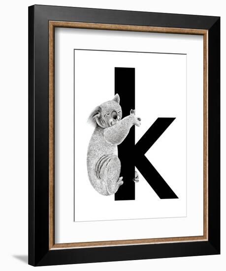 K is for Koala-Stacy Hsu-Framed Art Print