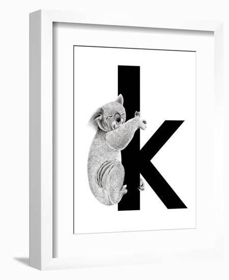 K is for Koala-Stacy Hsu-Framed Art Print