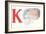 K, Kite-null-Framed Premium Giclee Print