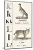 K L: Kamichi — Lynx, 1850 (Engraving)-Louis Simon (1810-1870) Lassalle-Mounted Giclee Print