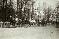 Tsar Nicholas II of Russia with His Family in the Park of Tsarskoye Selo, Russia, 1900s-K von Hahn-Giclee Print