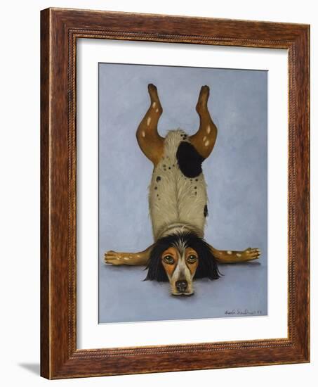 K9 Contornionist-Leah Saulnier-Framed Giclee Print