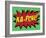 Ka-Pow! Comic Pop-Art Art Print Poster-null-Framed Premium Giclee Print