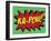 Ka-Pow! Comic Pop-Art Art Print Poster-null-Framed Premium Giclee Print