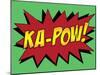 Ka-Pow! Comic Pop-Art Art Print Poster-null-Mounted Art Print