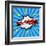 Ka-Pow! Comic Speech Bubble, Cartoon-jirawatp-Framed Art Print