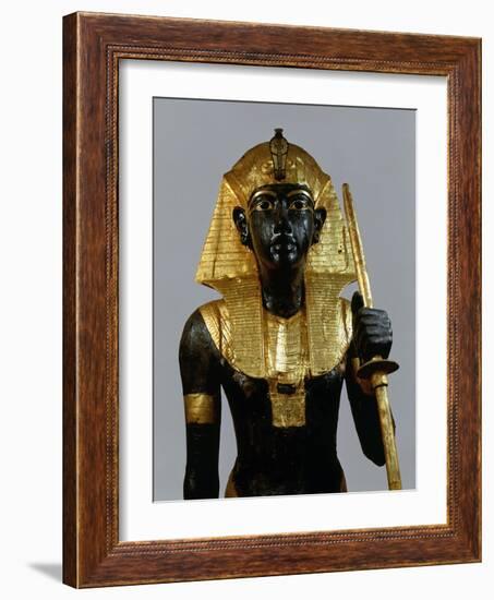 Ka Statue of Tutankhamun, c.1332-22 BC 18th Dynasty New Kingdom Egyptian Pharaoh-null-Framed Giclee Print